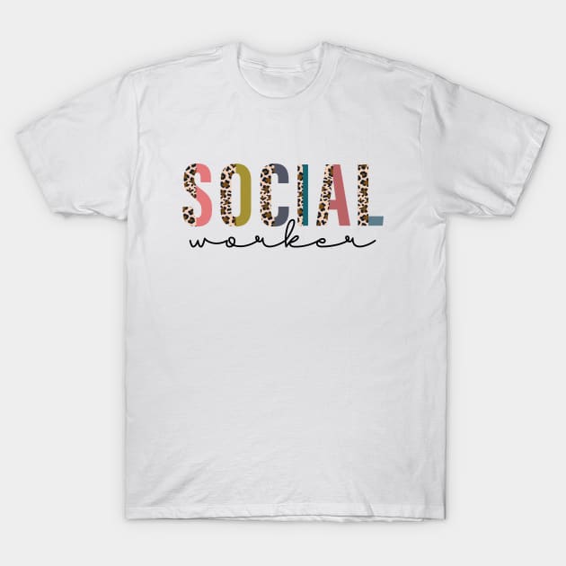 social worker gifts for women T-Shirt by Almytee